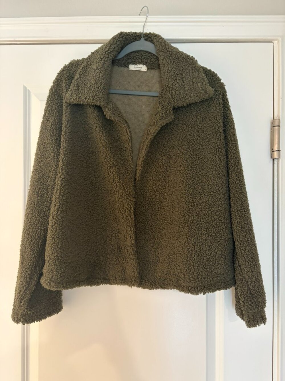 Les Amis Teddy Cropped Fleece Jacket - New w/o tags - Small